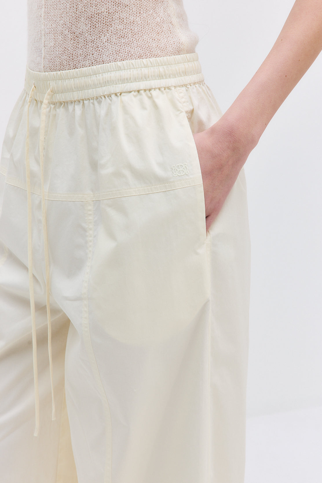 Poplin Wide Leg Pants