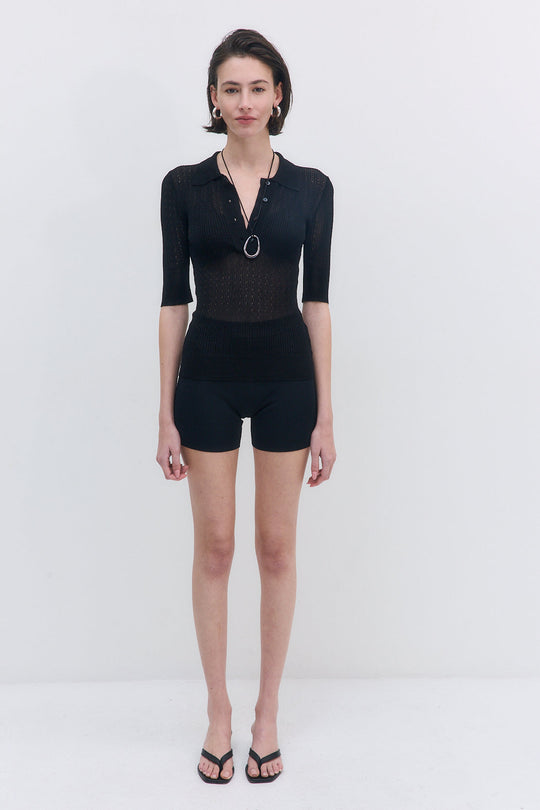 Tight Ribbed Shorts - Dé Rococo