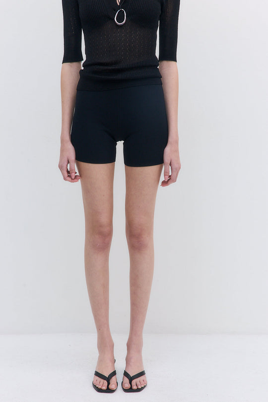 Tight Ribbed Shorts