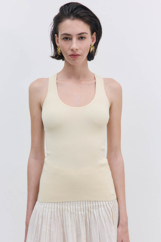 Tight Ribbed Tank Top - Dé Rococo