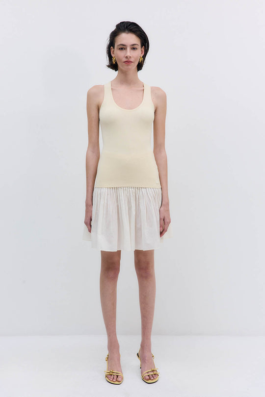 Tight Ribbed Tank Top - Dé Rococo