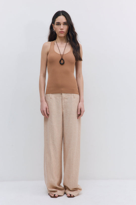 Tight Ribbed Tank Top