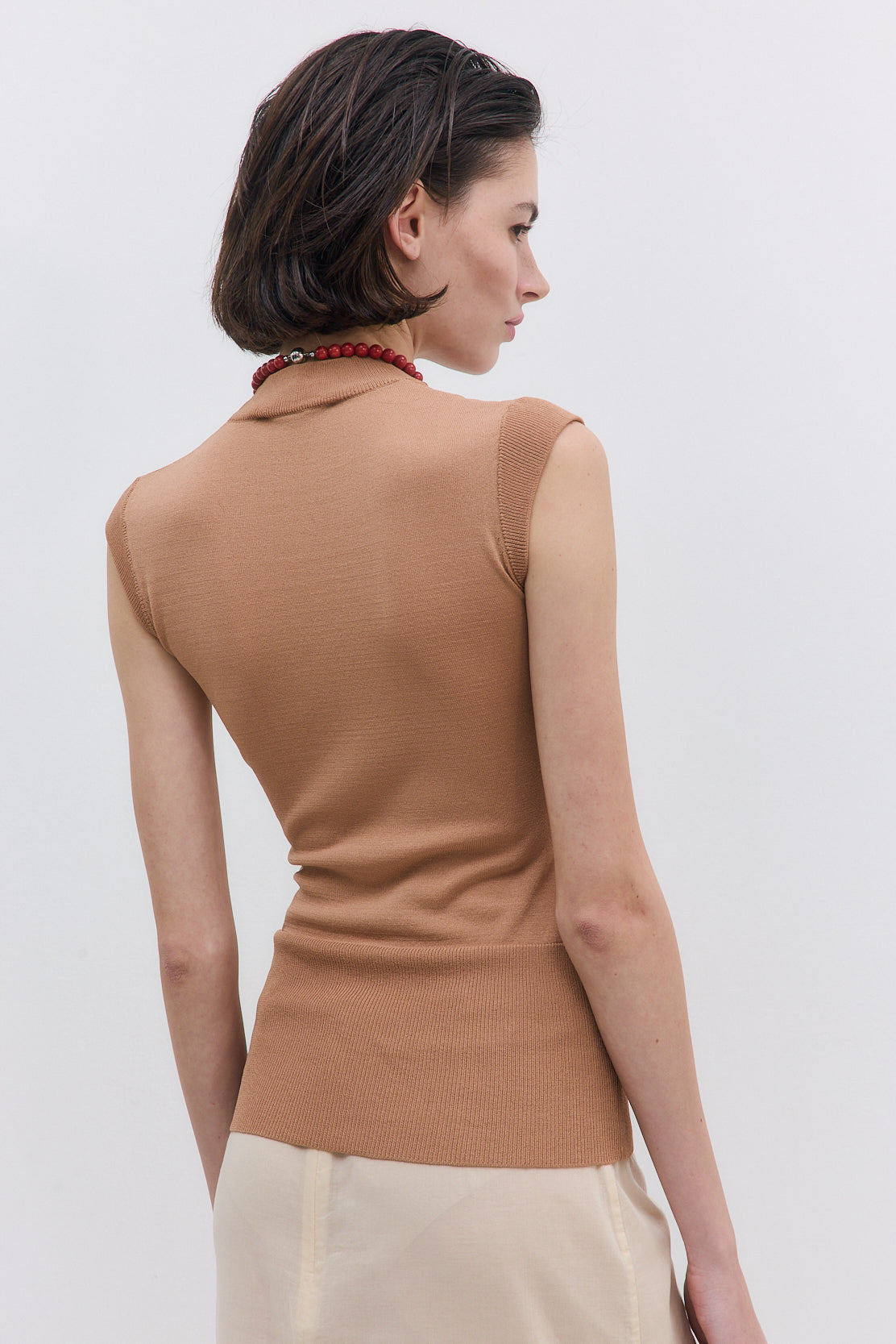 Sheer Knit Tank Top - Dé Rococo