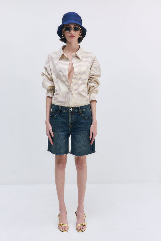 Oversized Poplin Button Down