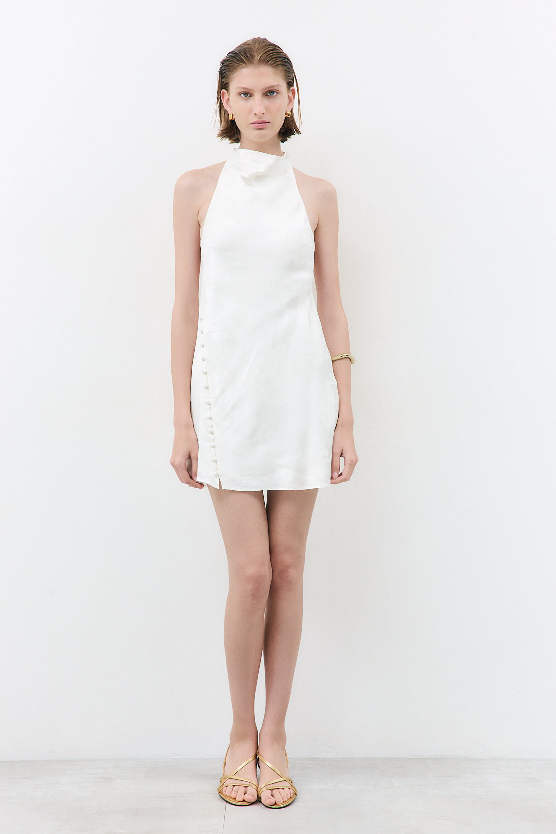 Satin Drape Mini Dress – Dé Rococo Satin Drape Mini Dress – Dé Rococo