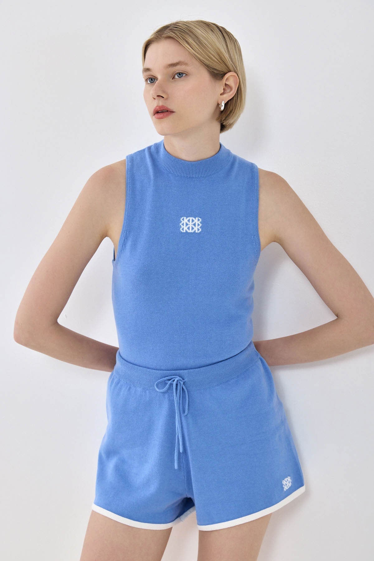 Sporty Knitted Shorts - Dé Rococo