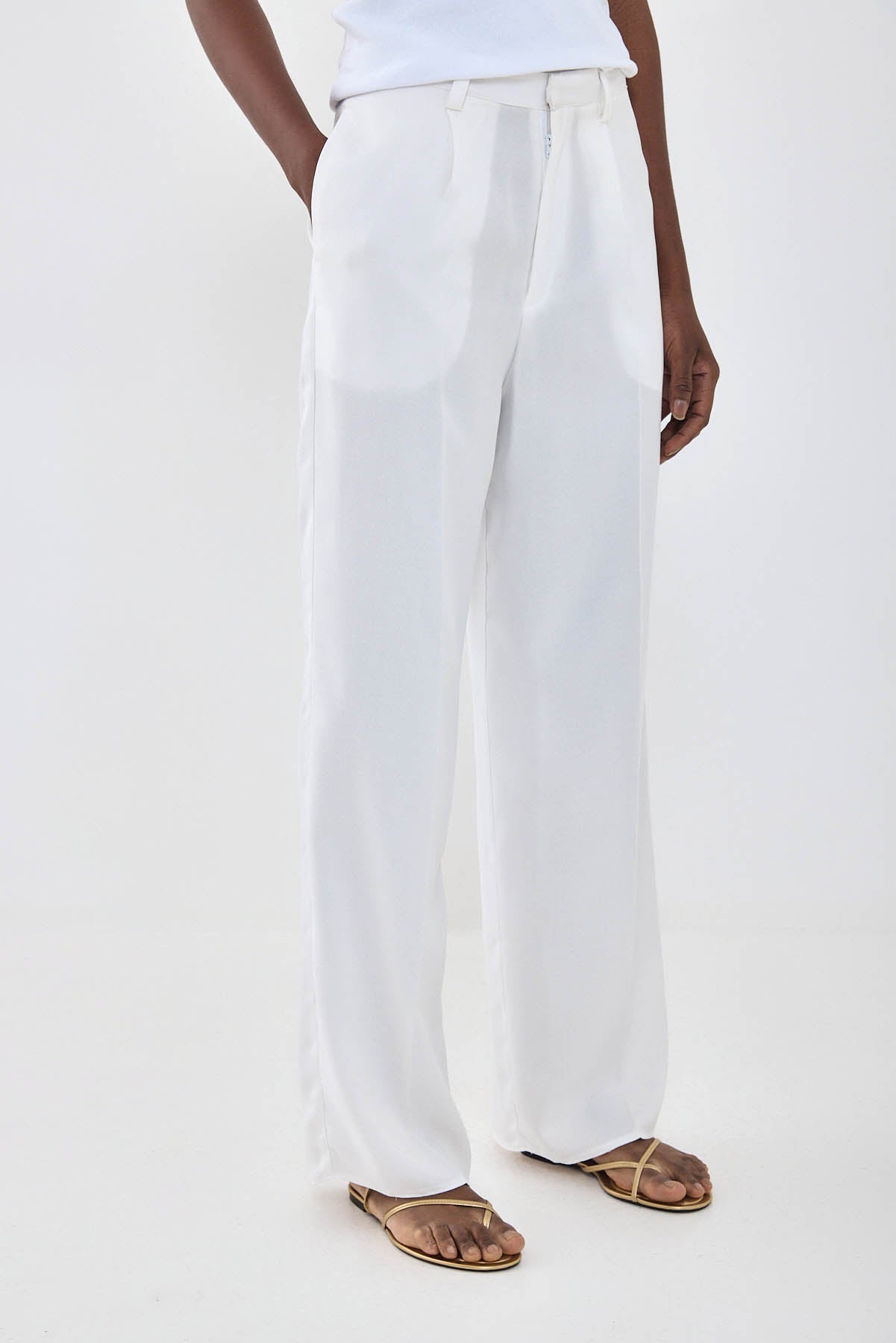 Flowy Tailored Pants - Dé Rococo