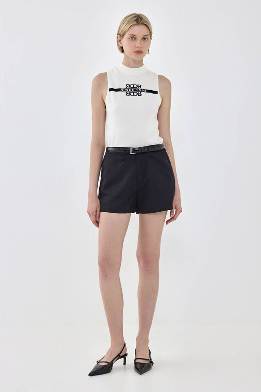 Sporty Knitted Sleeveless Tank Top - Dé Rococo