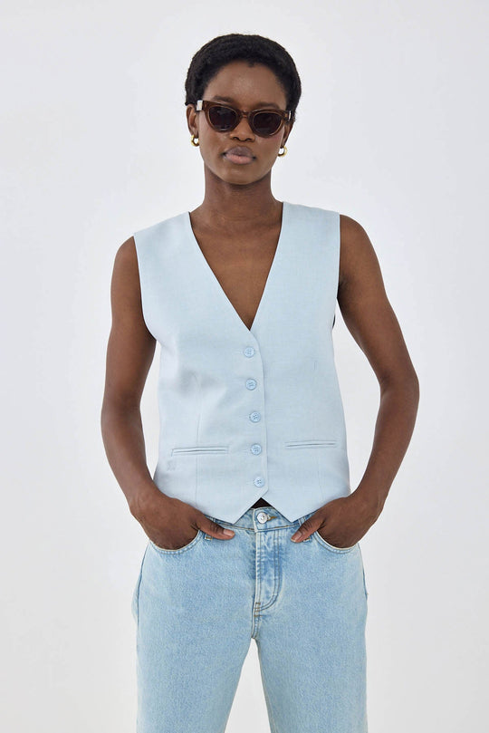 Fitted Daddy Vest - Dé Rococo