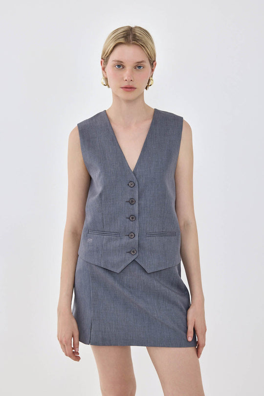 Fitted Daddy Vest - Dé Rococo