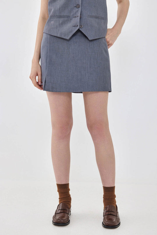 Daddy Slit Mini Skirt - Dé Rococo