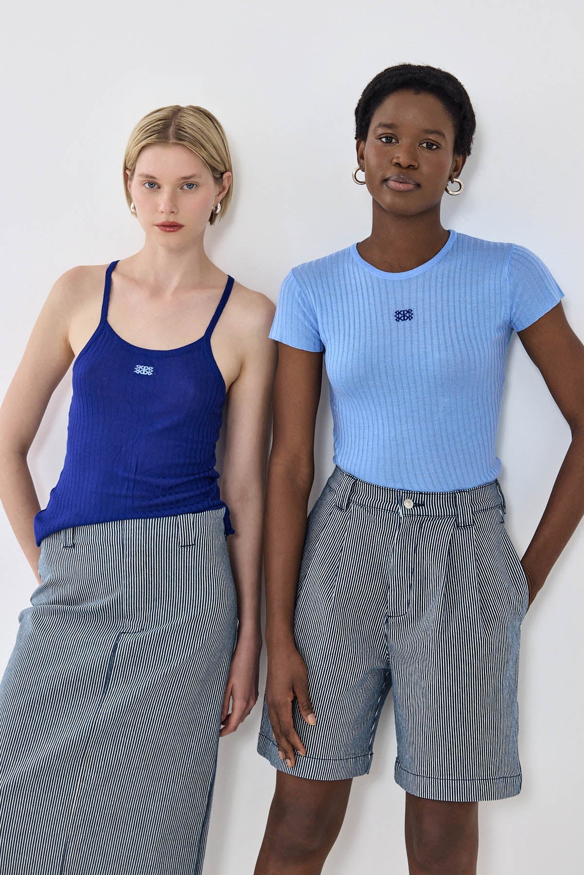 Sheer Knit Logo T Shirt - Dé Rococo