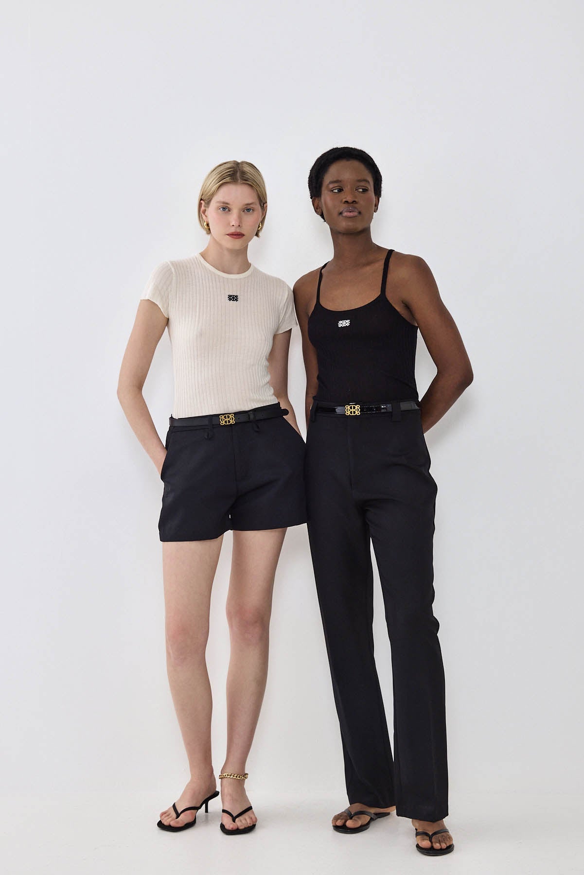 Sheer Knit Logo T Shirt - Dé Rococo