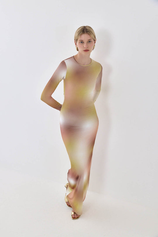 Sunset Open Back Maxi Dress - Dé Rococo