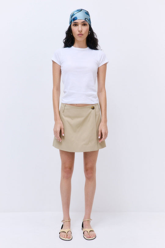 Classic Ribbed Fitted T Shirt - Dé Rococo