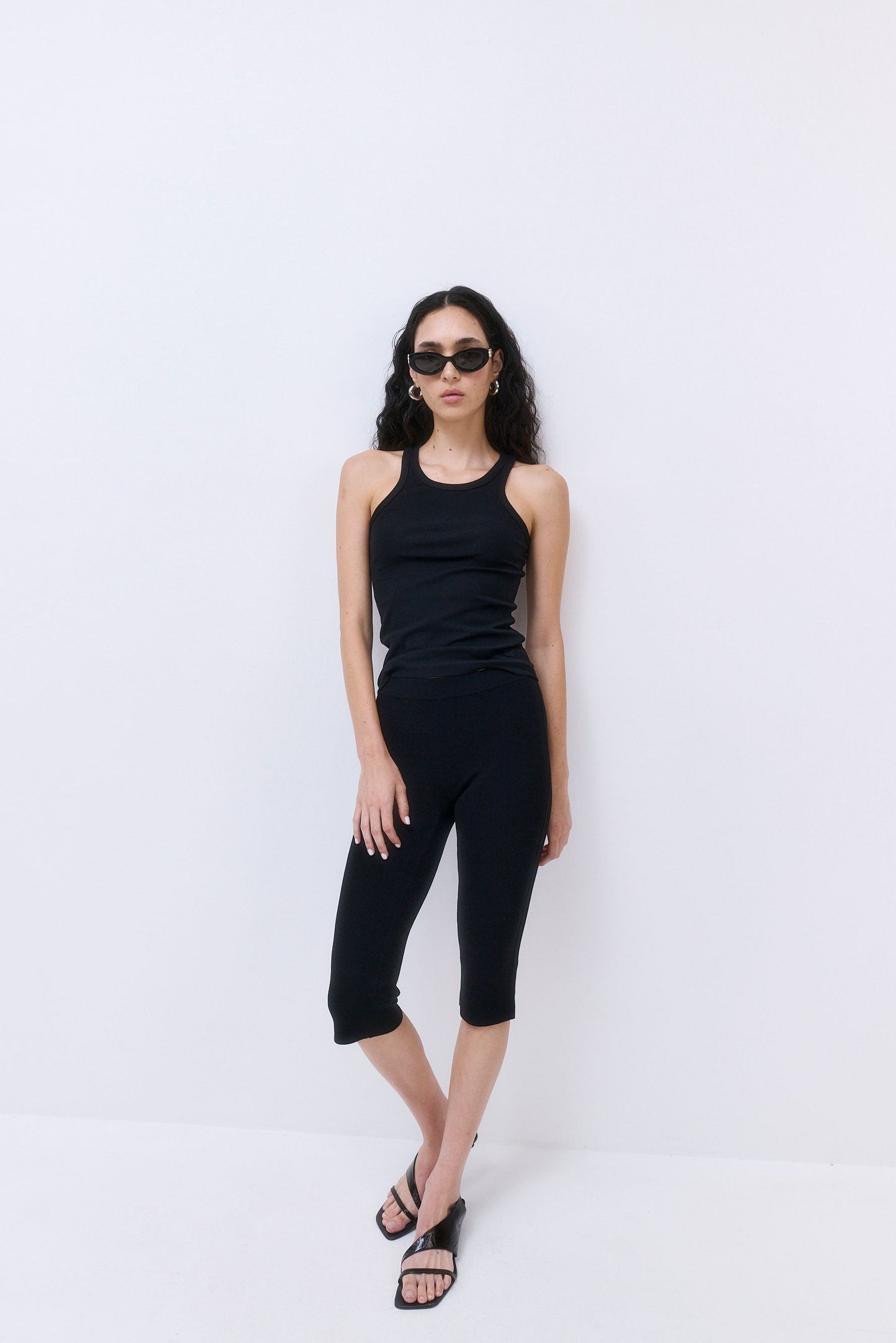 Classic Ribbed High Scoop Tank