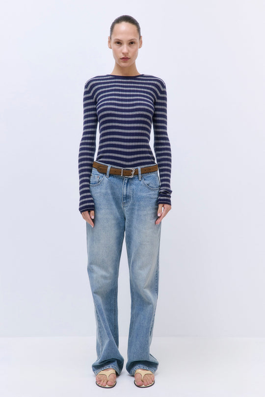 Long Sleeved Ribbed Knit - Dé Rococo