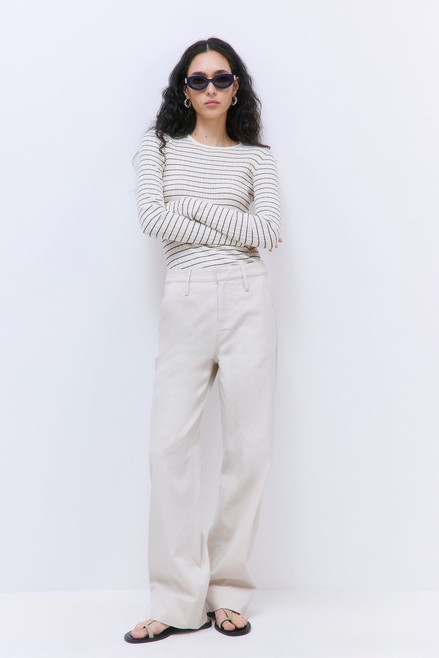 Long Sleeved Ribbed Knit