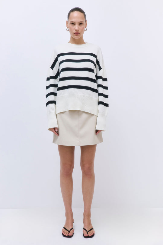 Oversized Striped Sweater - Dé Rococo