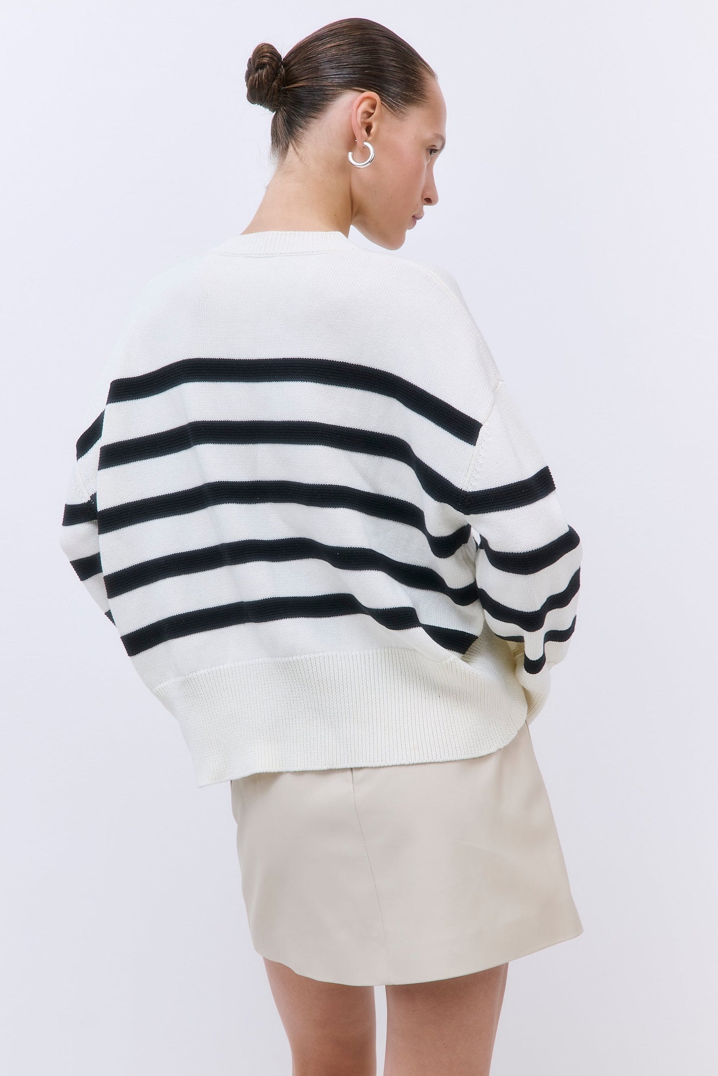 Oversized Striped Sweater - Dé Rococo