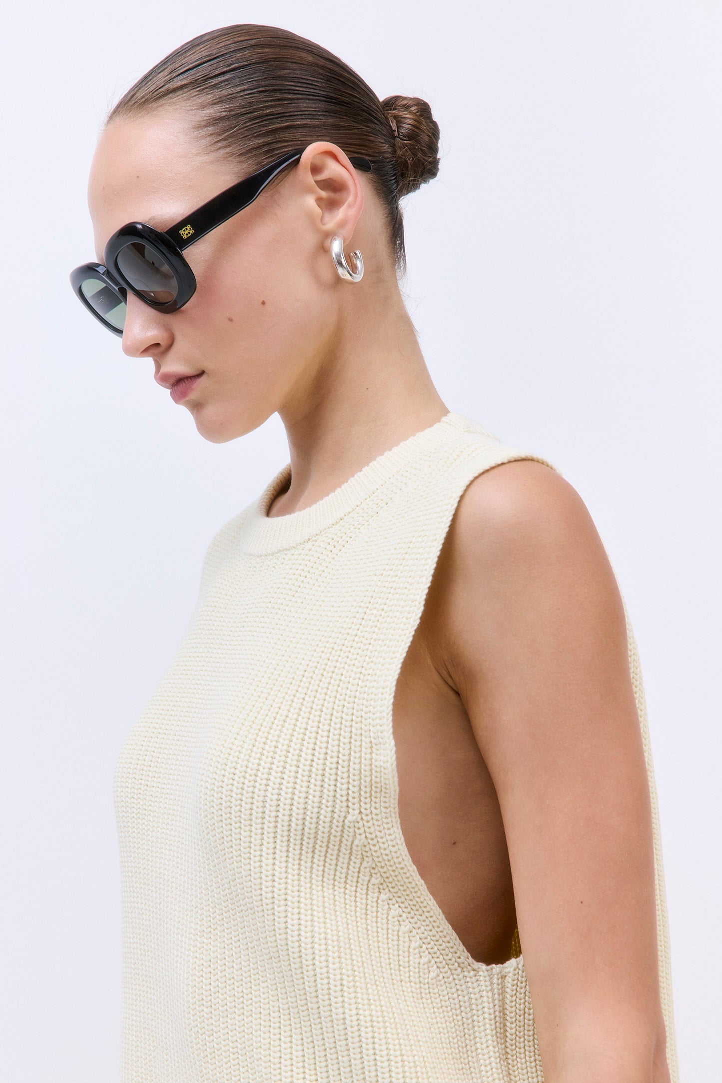 Oversized Crewneck Vest - Dé Rococo