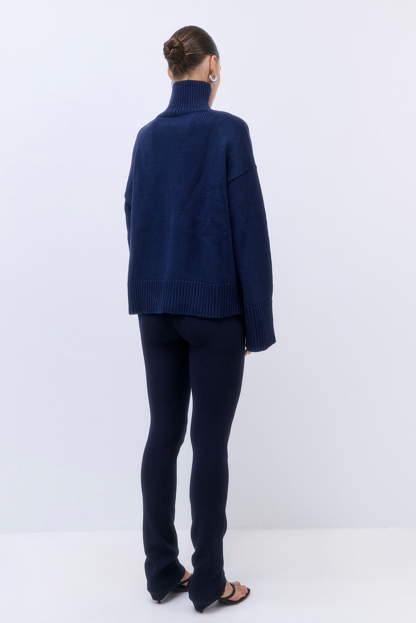 Turtleneck Intarsia Jumper