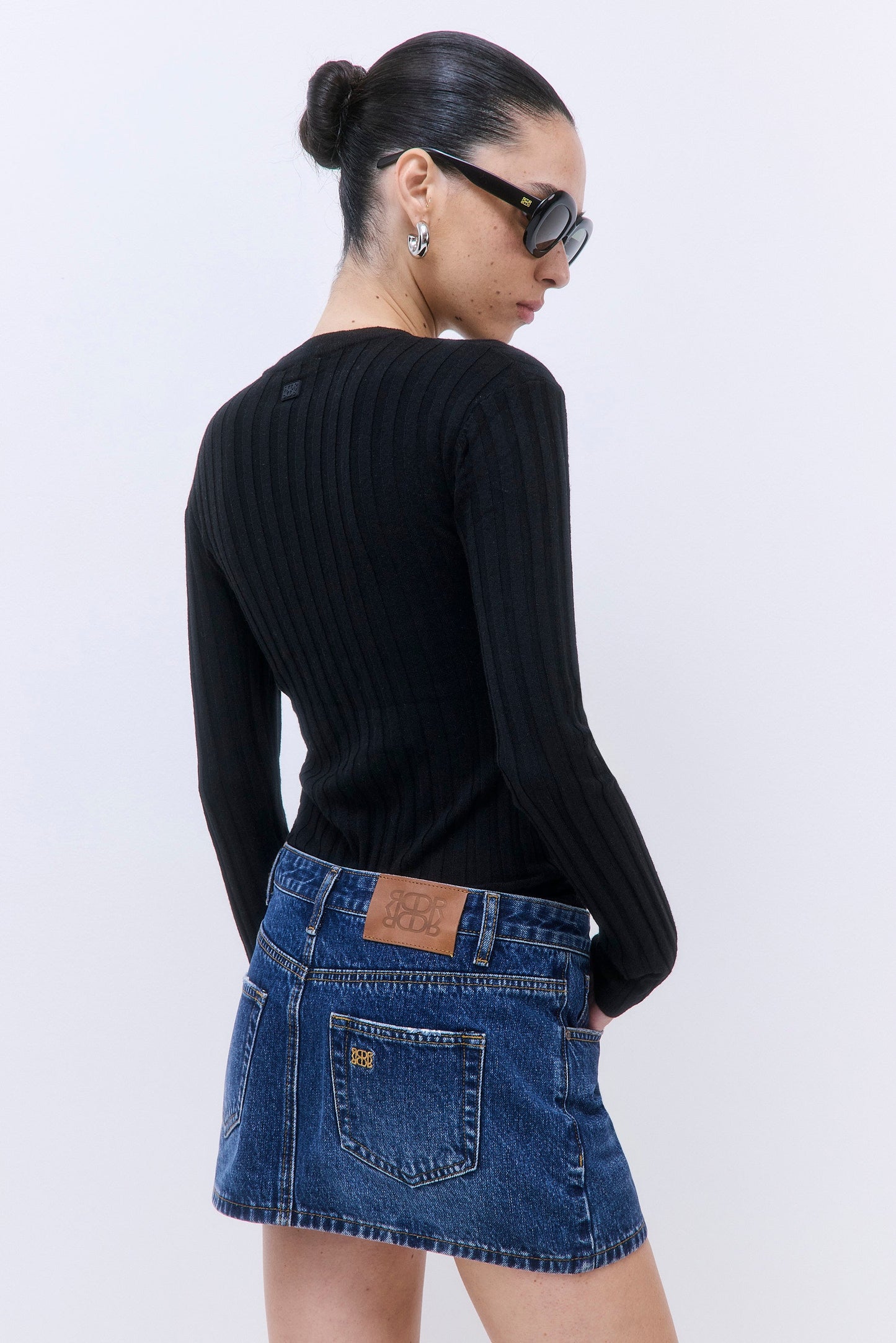 Soft Ribbed Crew Neck