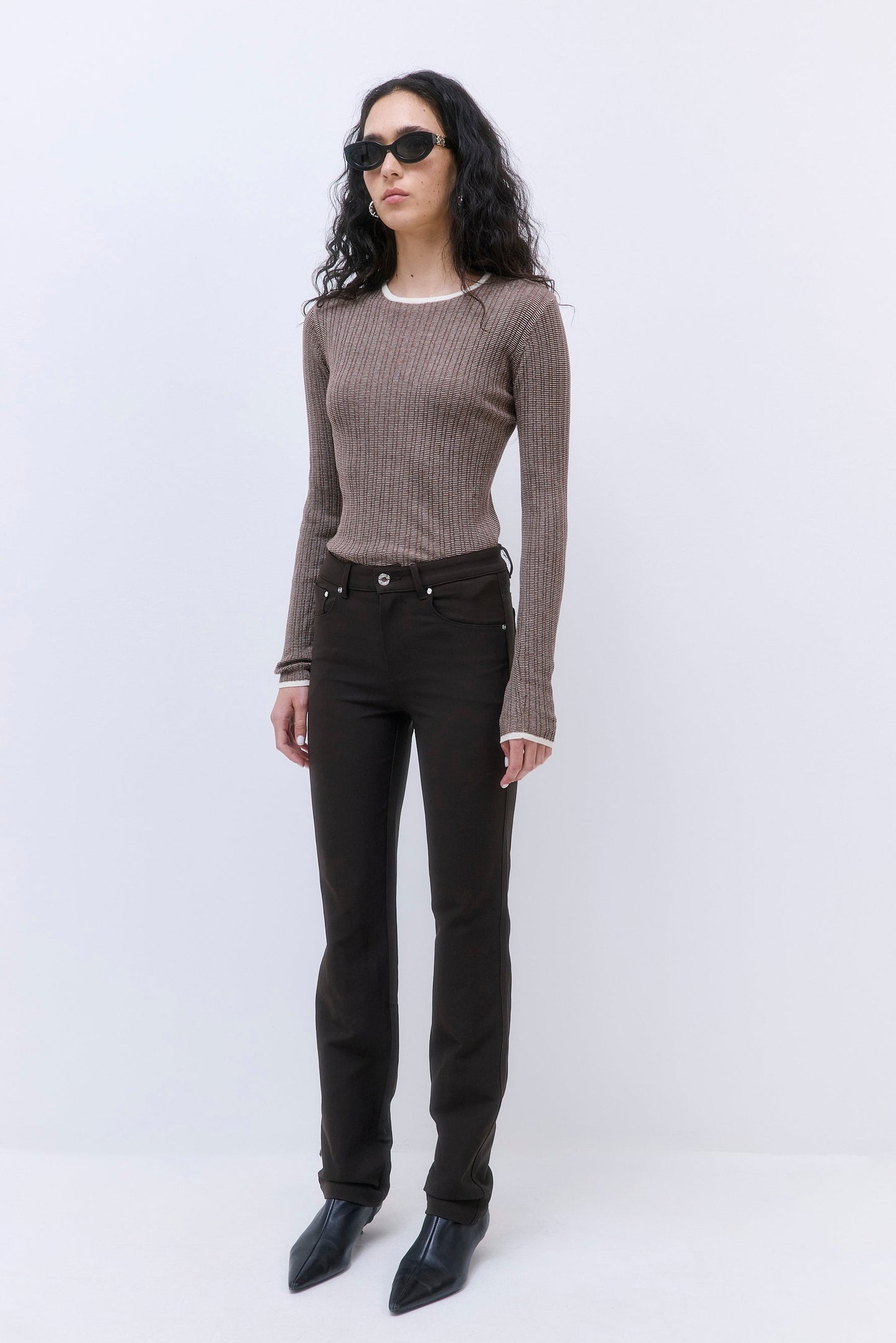 Stretchy Straight Leg Pants