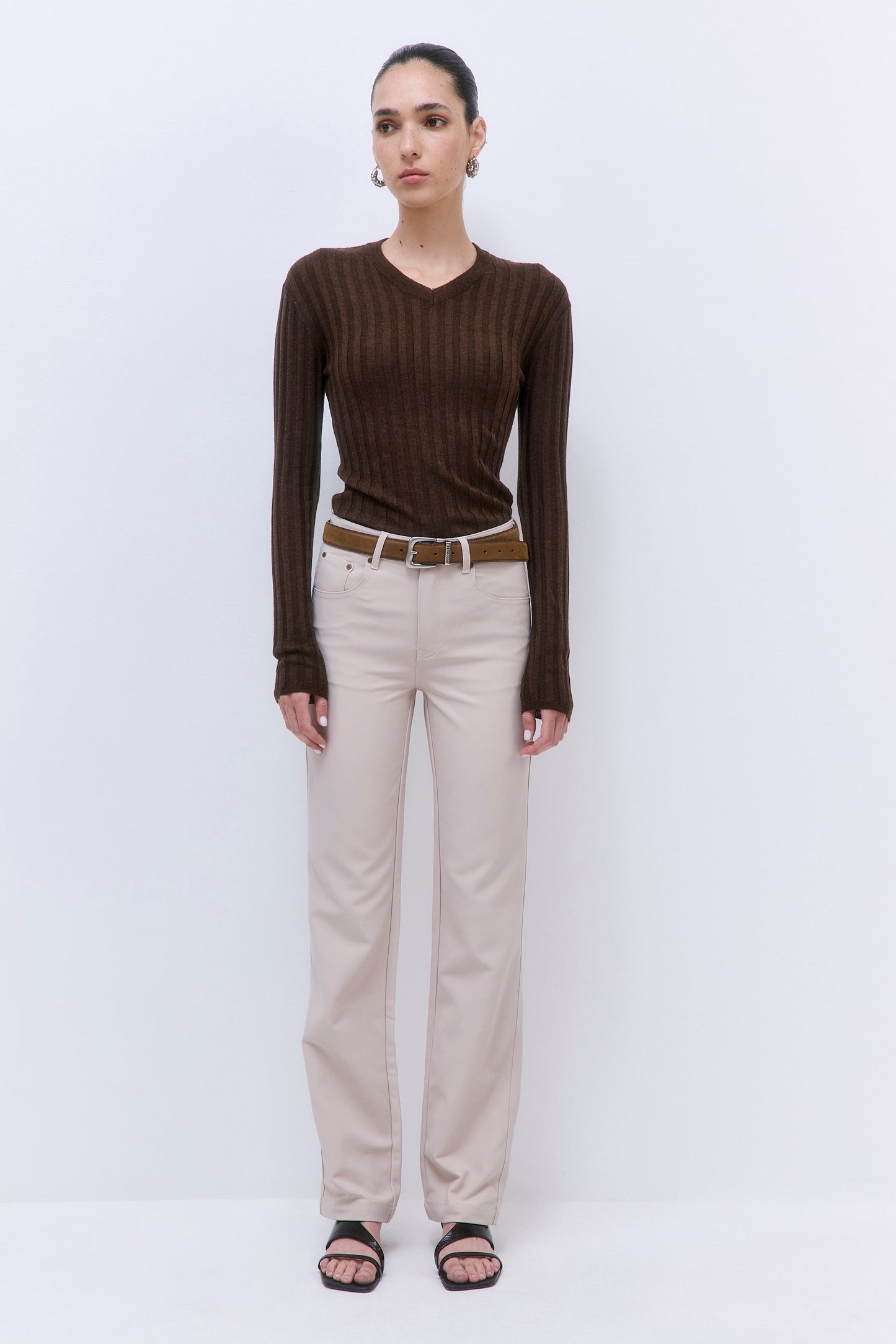 Stretchy Straight Leg Pants