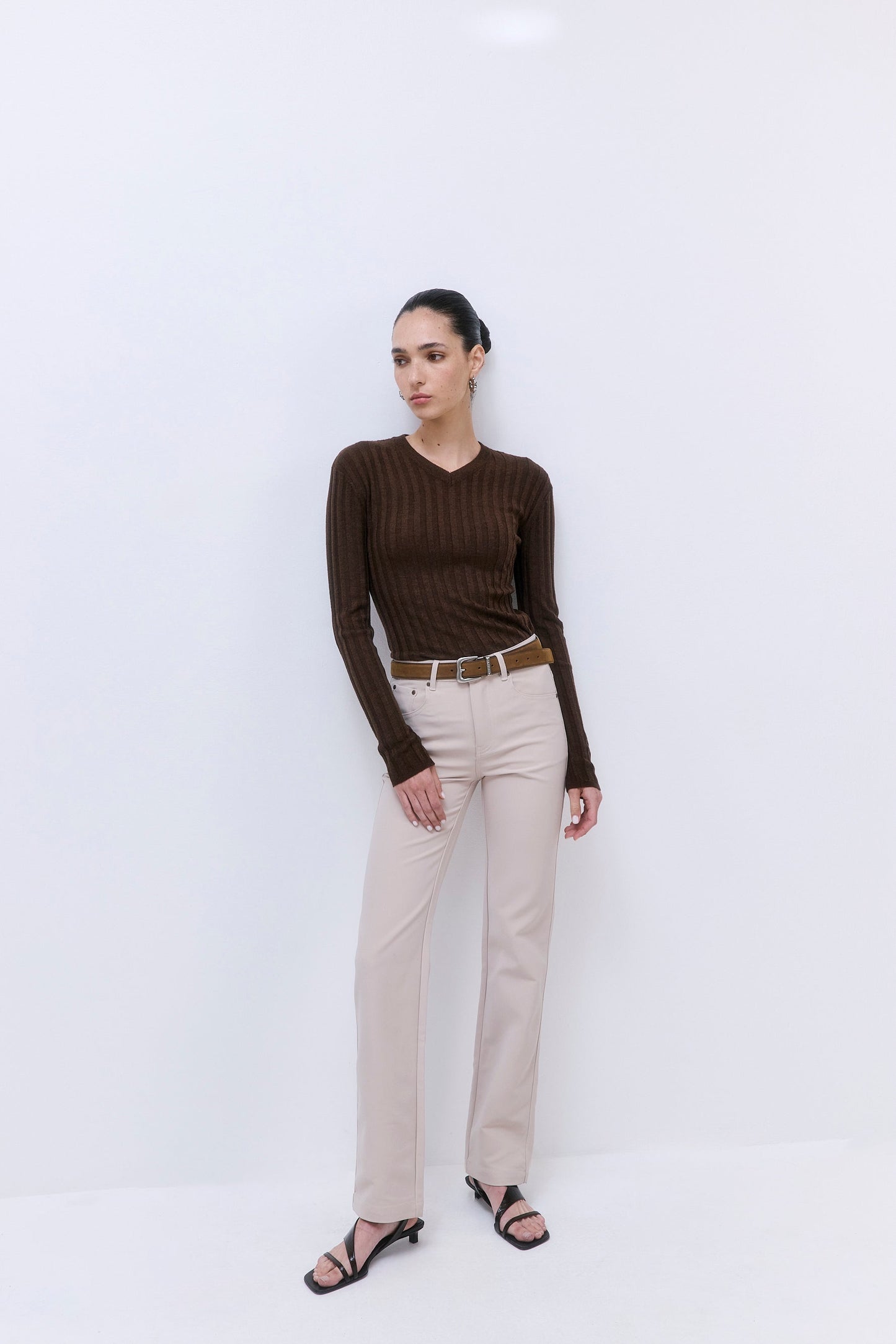 Stretchy Straight Leg Pants