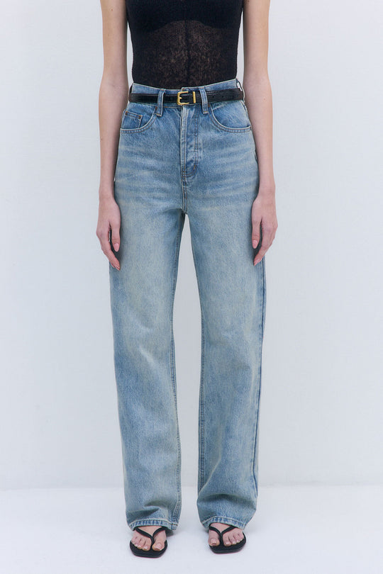 No.8| High Waisted Wide Leg Denim - Dé Rococo