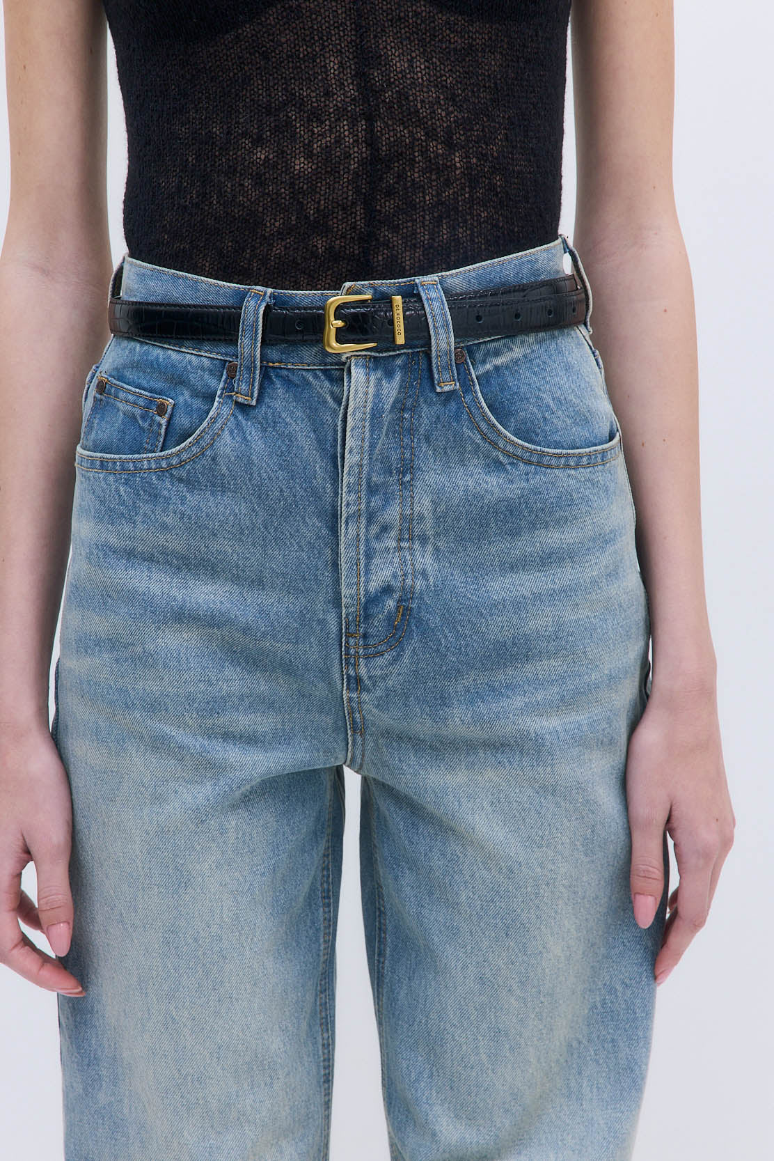 No.8| High Waisted Wide Leg Denim - Dé Rococo