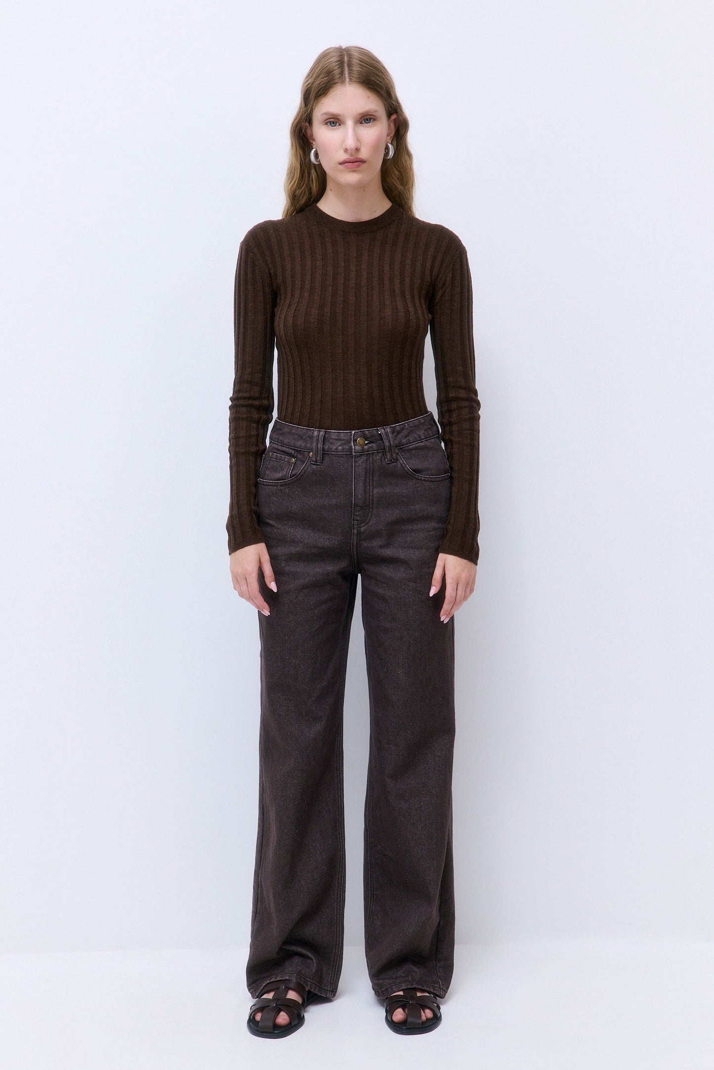 Colorwash Wide Leg Pants