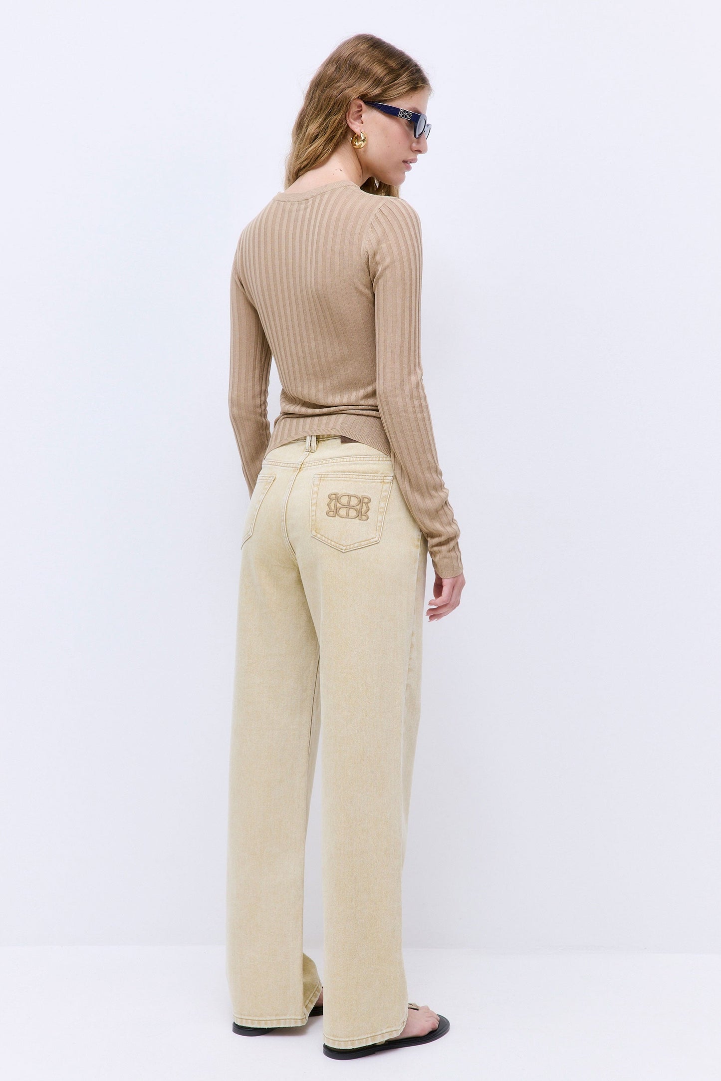 Colorwash Wide Leg Pants