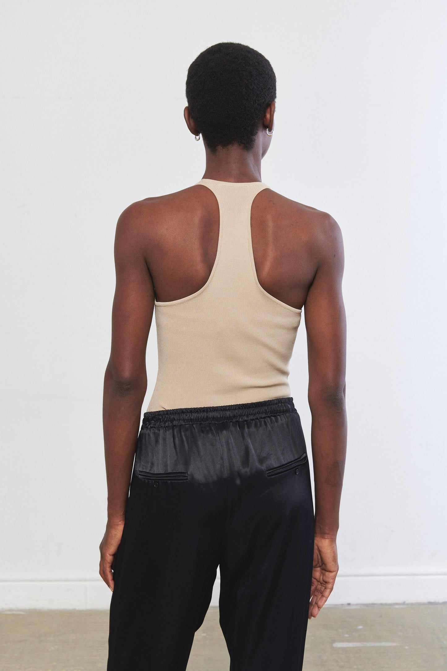 Tight Ribbed Halter Top - Dé Rococo