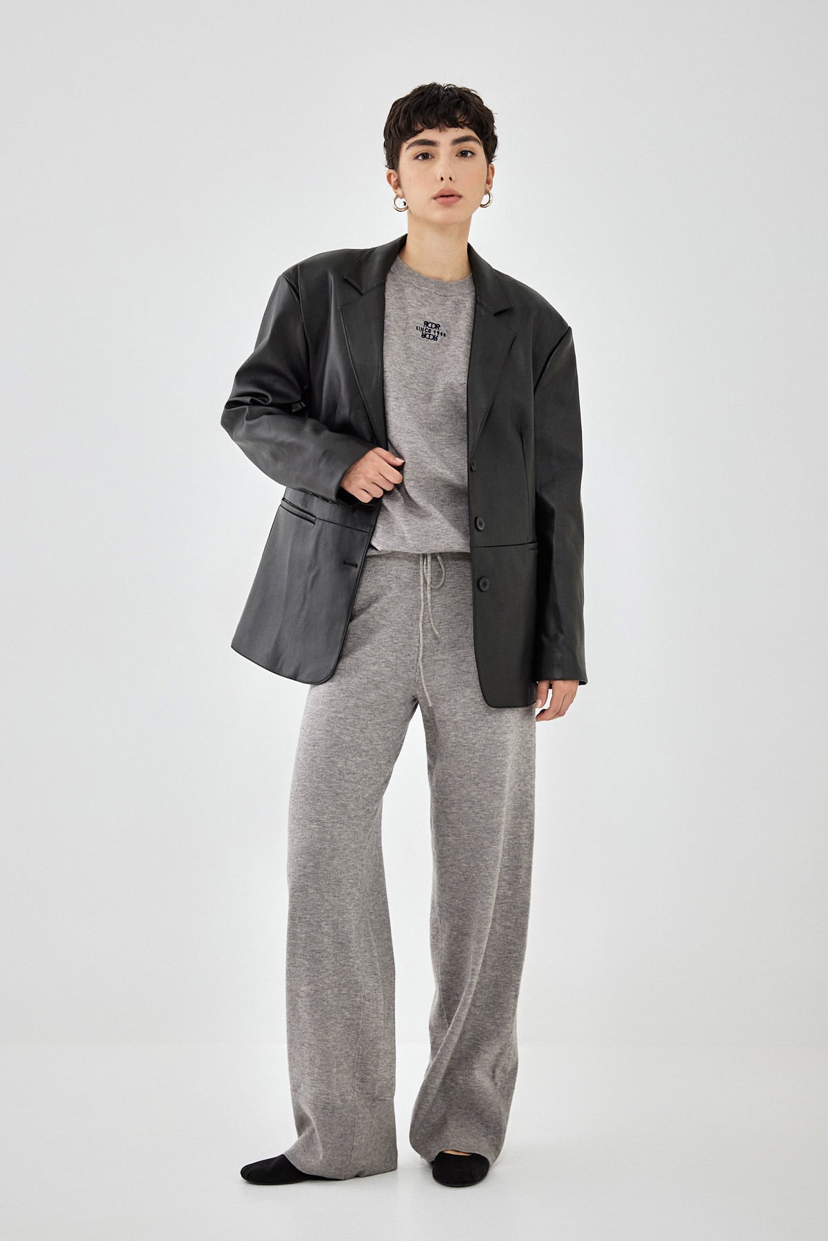 Thin Knitted Crewneck Top - Dé Rococo
