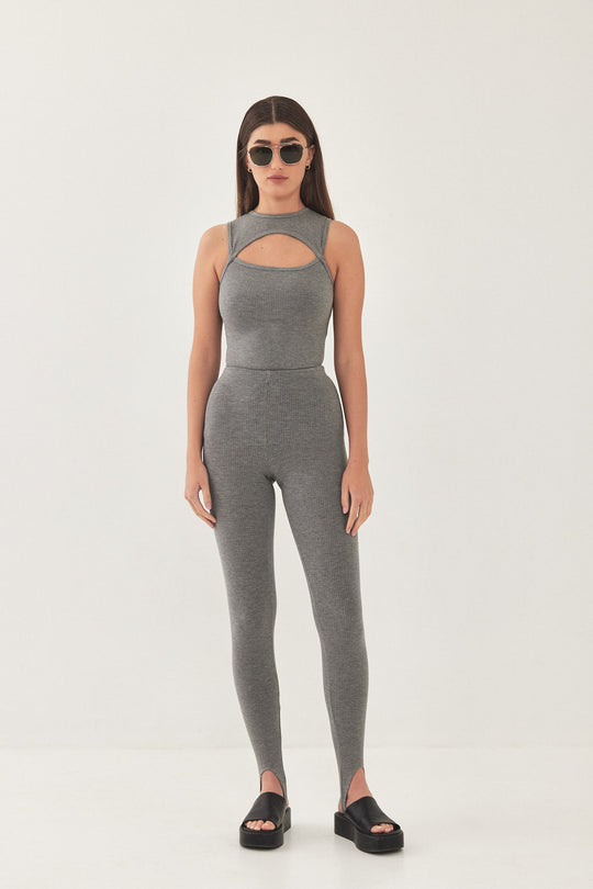 Stirrup Ribbed Leggings - Dé Rococo