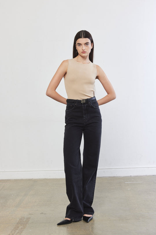 Tight Ribbed Muscle T - Dé Rococo