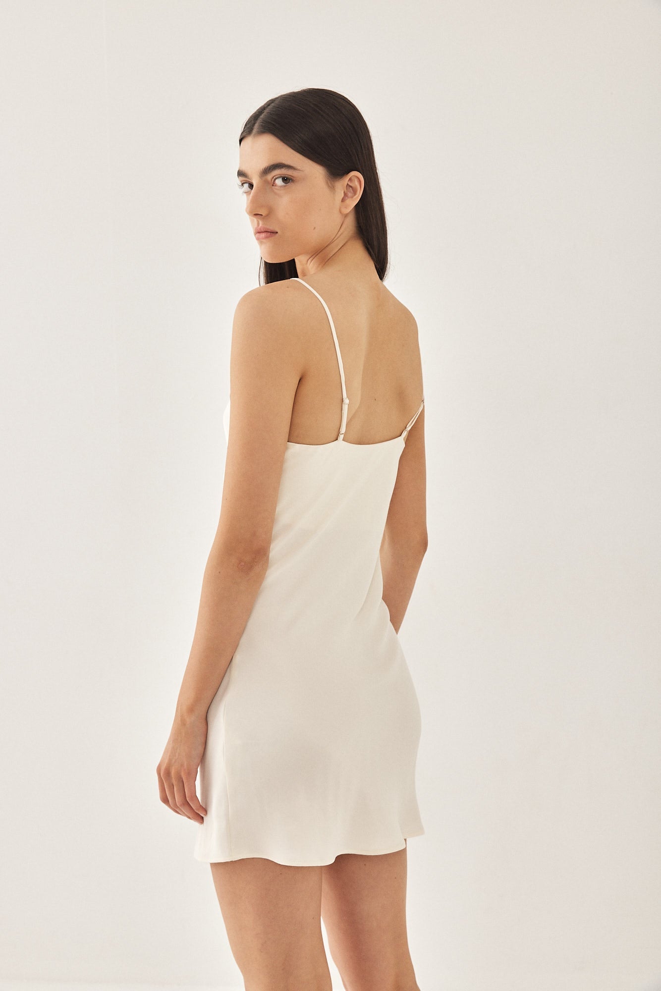 Satin Slip Mini Dress - Dé Rococo