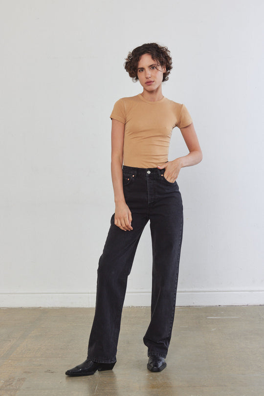 Soft Ribbed T Shirt