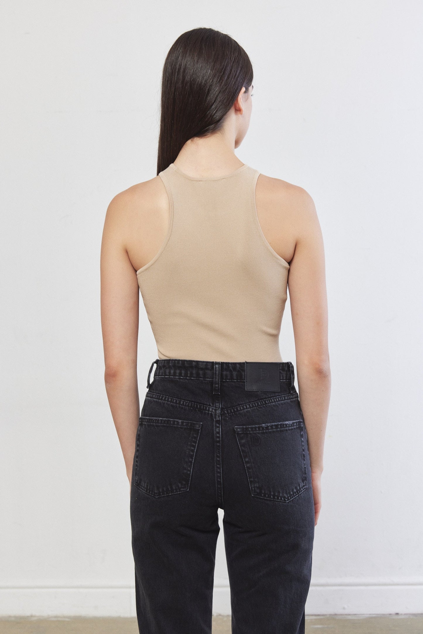 Tight Ribbed Asymmetrical Top - Dé Rococo