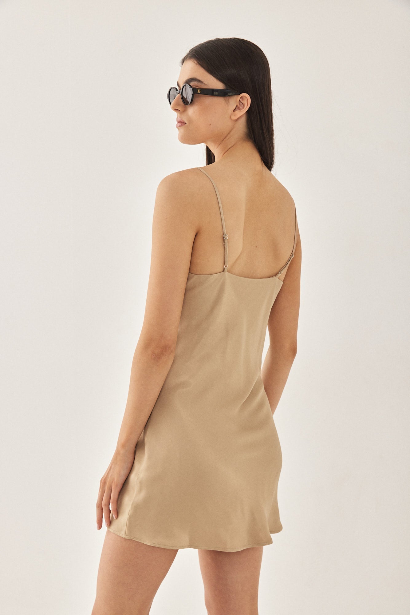 Satin Slip Mini Dress - Dé Rococo