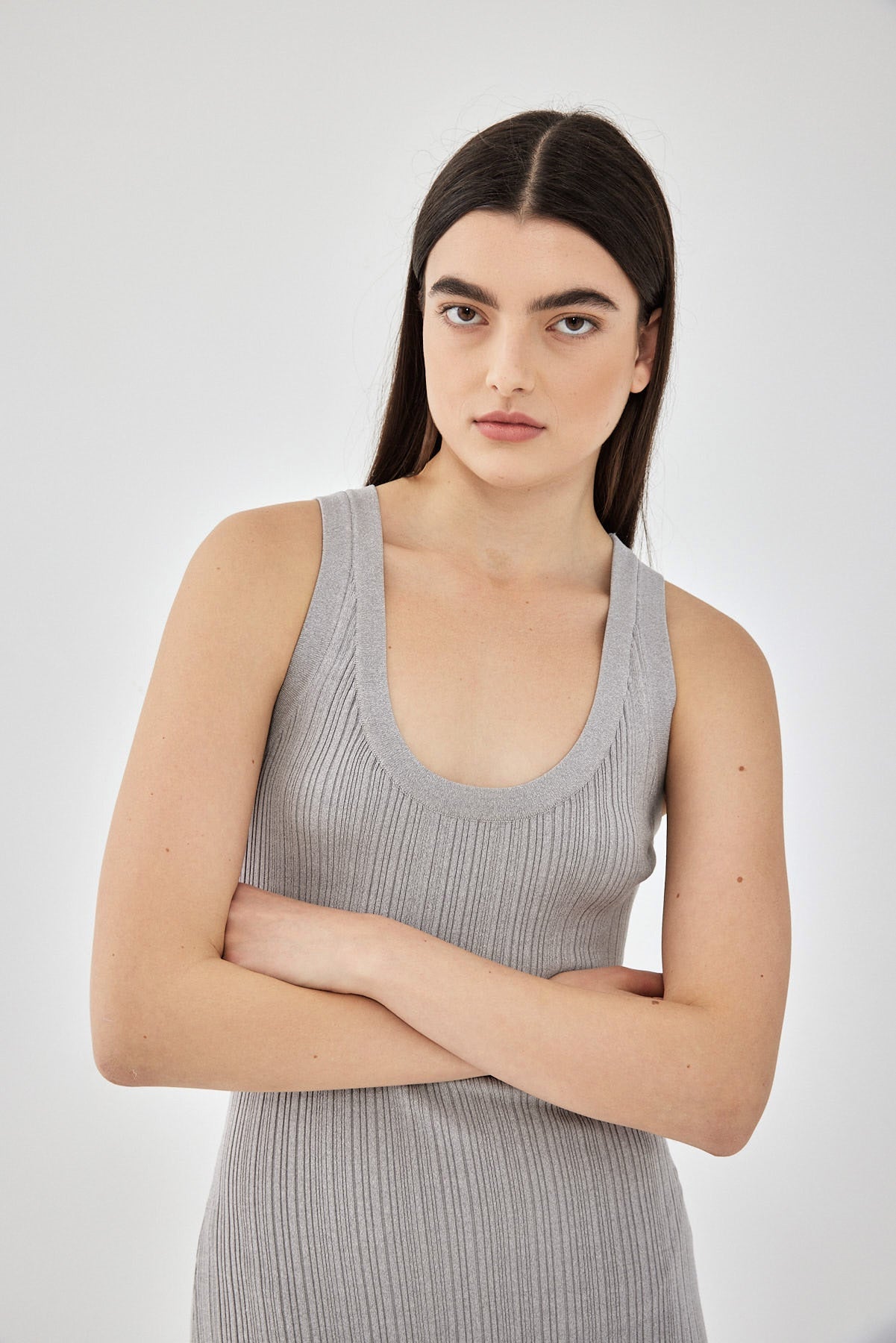 Ribbed Tight Knit Dress - Dé Rococo