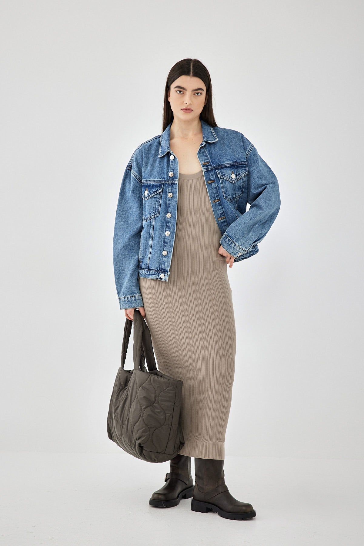 Ribbed Tight Knit Dress - Dé Rococo