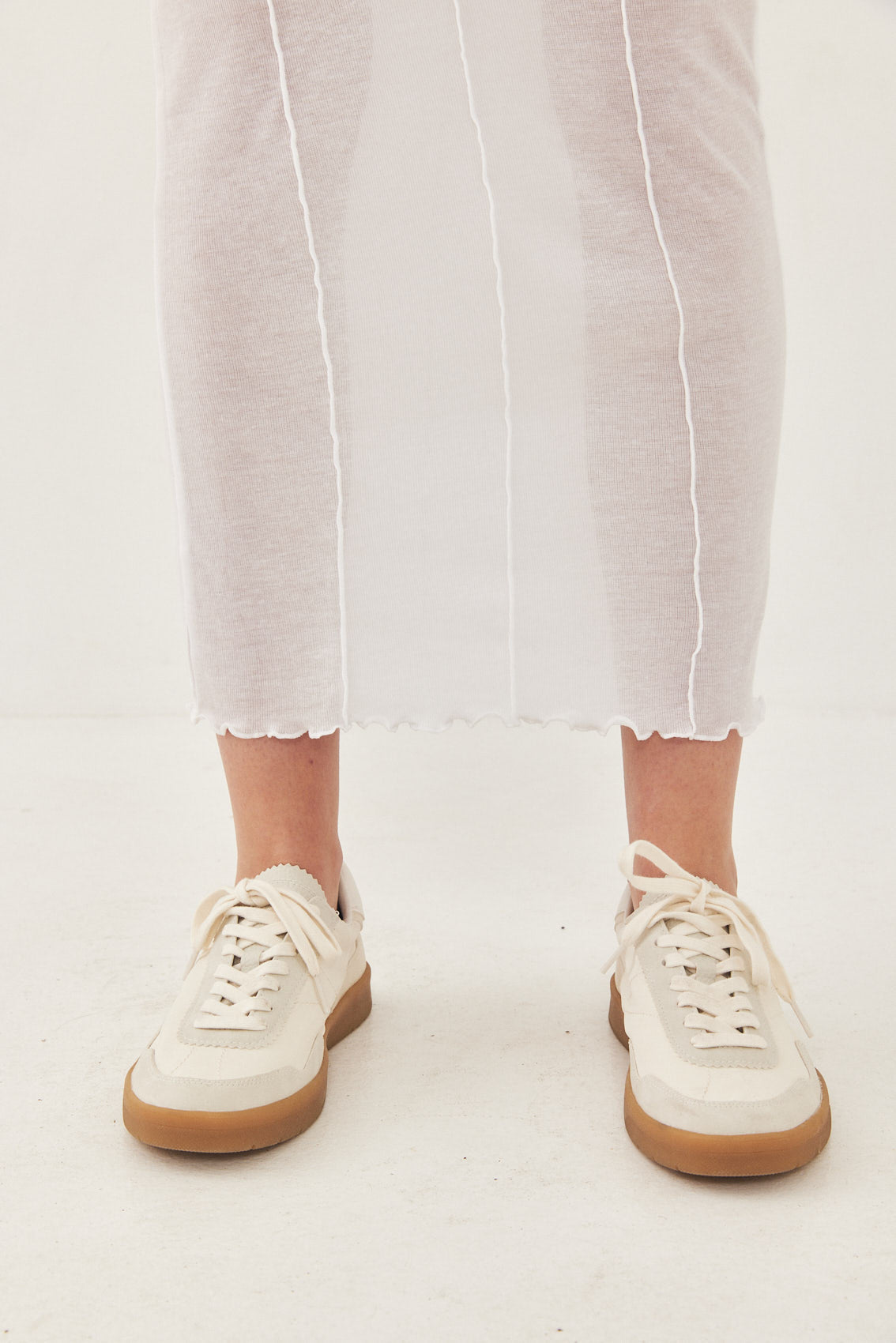 Sleeveless Maxi Soft Curling Sheer Dress - Dé Rococo