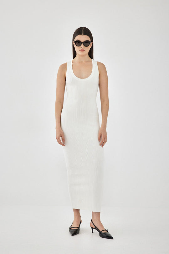 Ribbed Tight Knit Dress - Dé Rococo