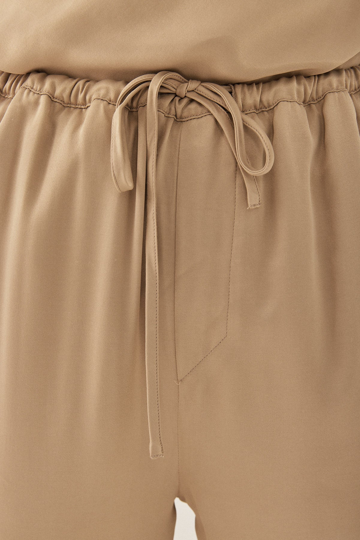 Satin Drawstring Pants - Dé Rococo