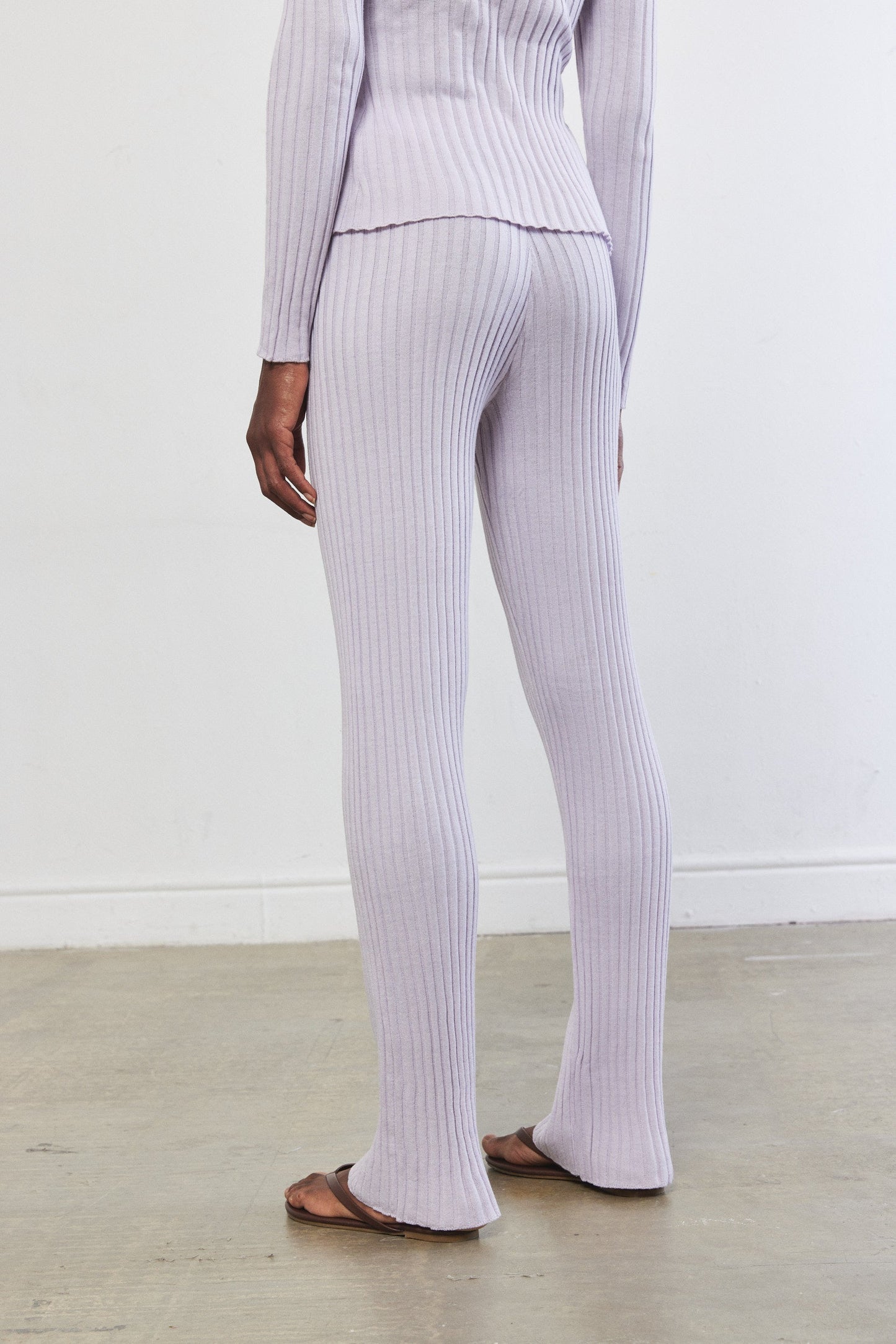 Knitted Straight Pants - Dé Rococo