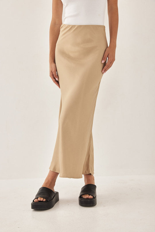 Satin Slip Skirt - Dé Rococo
