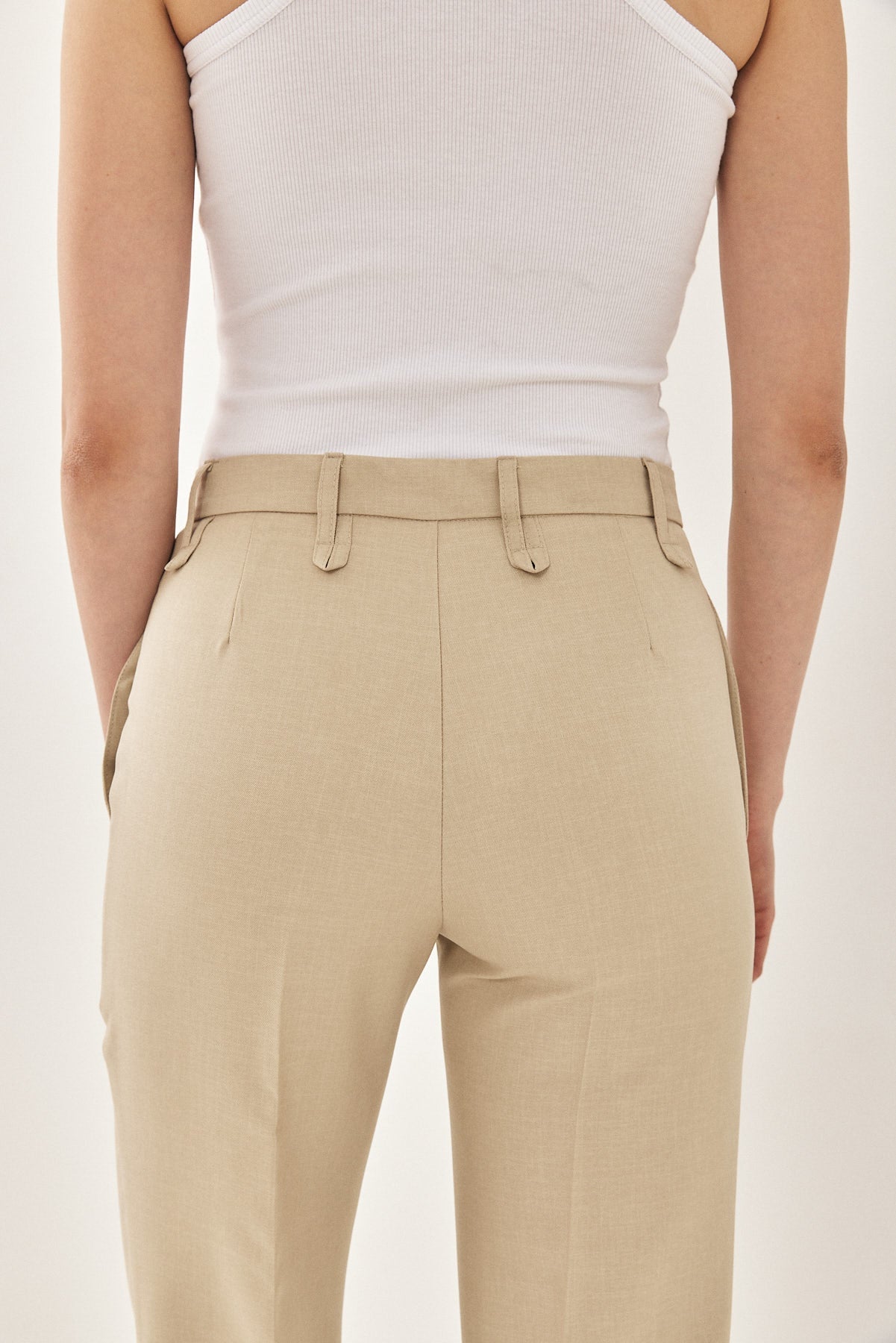 Mid Rise Slim Daddy Pants - Dé Rococo